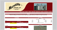 Desktop Screenshot of mathiesengrain.com
