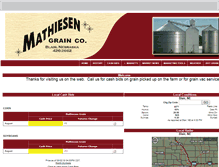 Tablet Screenshot of mathiesengrain.com